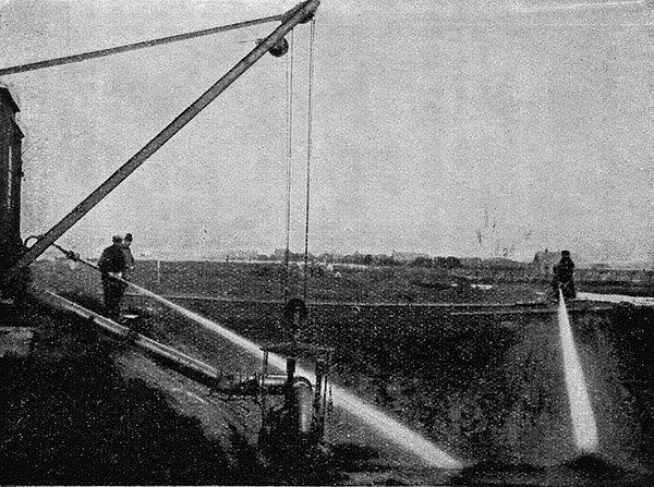 Hydrotorf-Abbau um 1920.