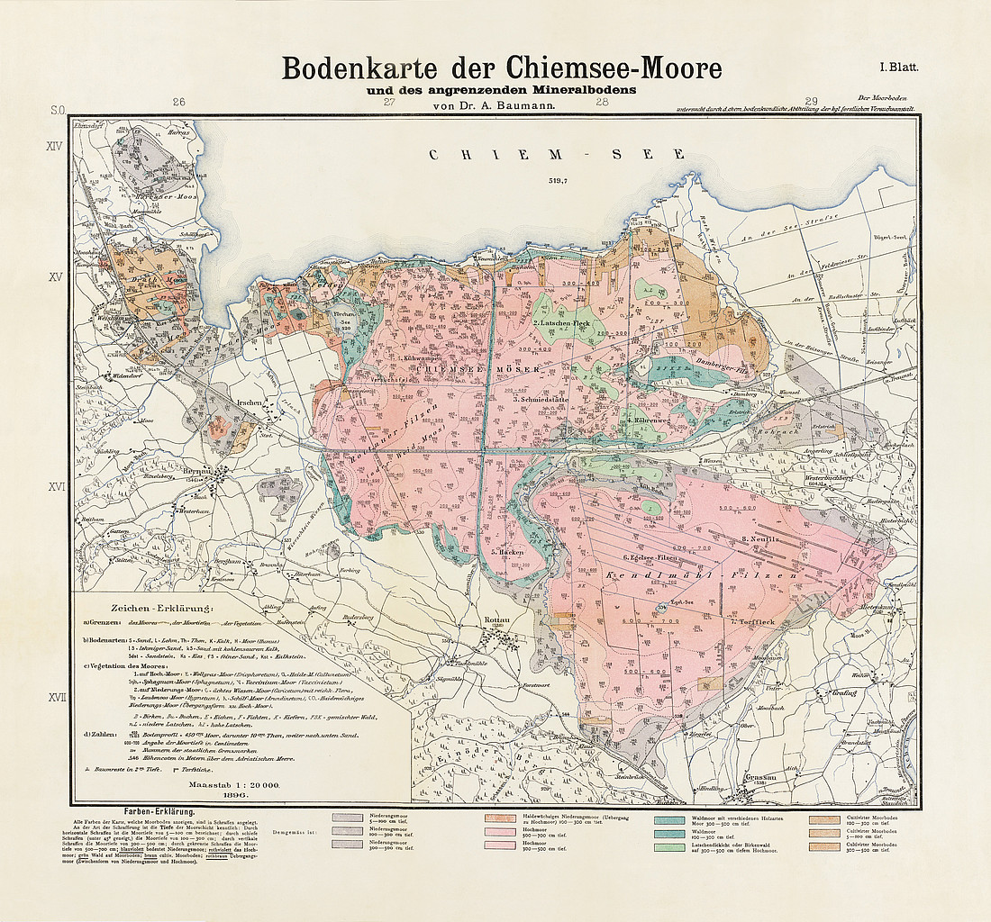 Baumann’sche Bodenkarte von 1896